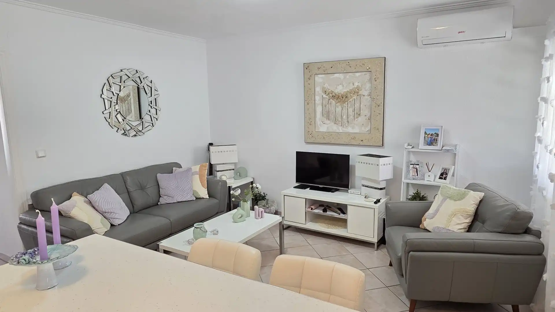 Living room of Detached homes for sale in Cartagena  with Air Conditioner, Terrace and Furnished