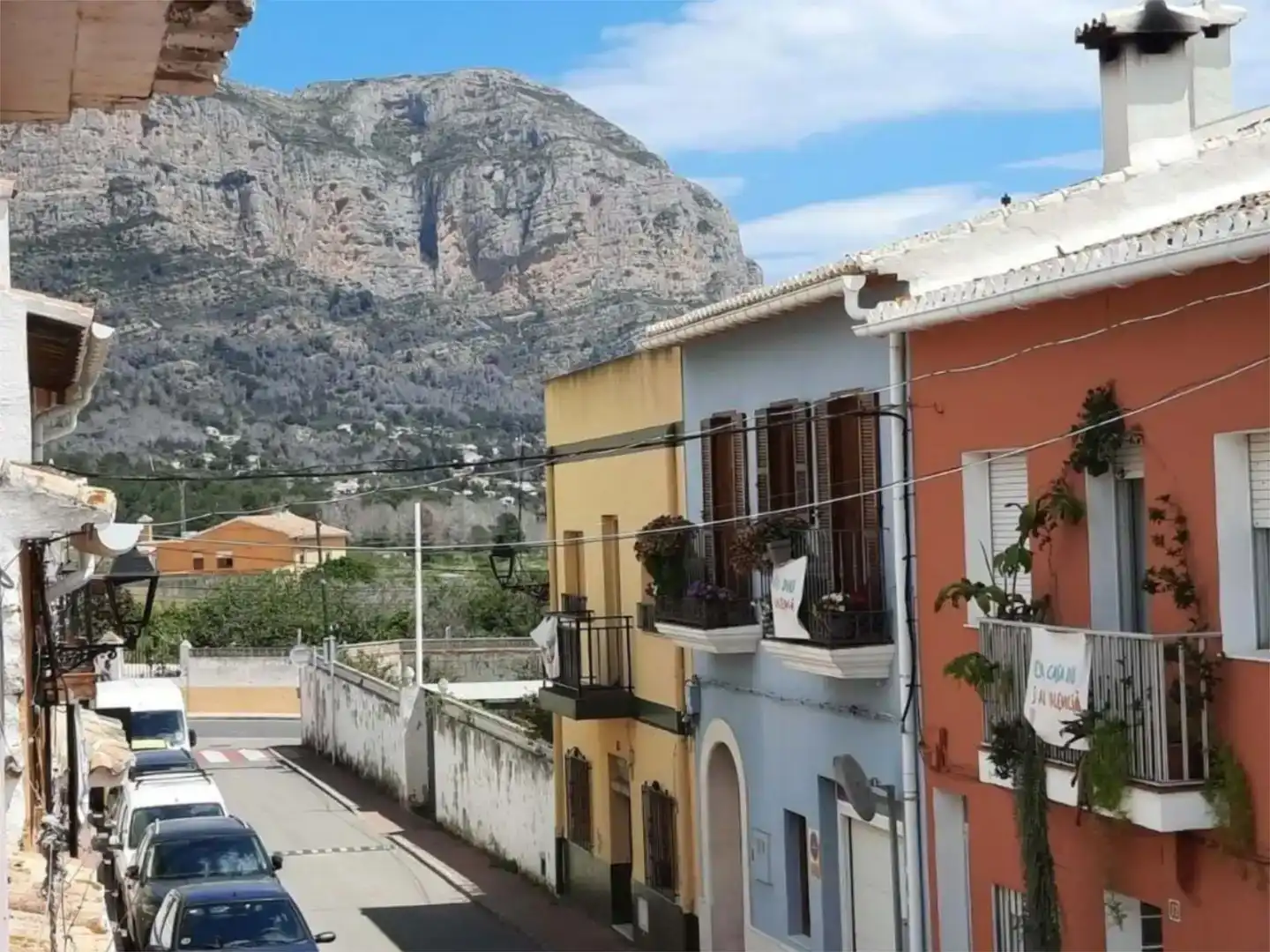 Vista exterior de Casa adosada en venda en Dénia