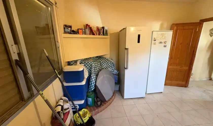 Cuina de Casa o xalet en venda en Níjar amb Jardí privat, Terrassa i Piscina
