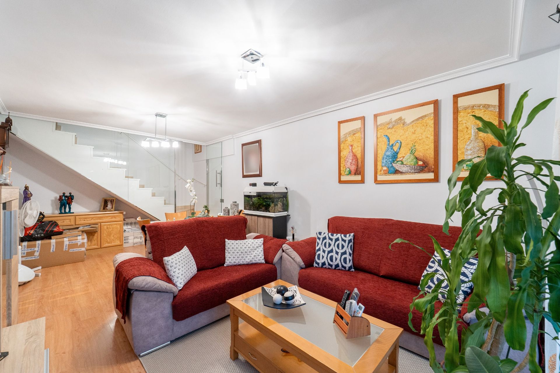 Sala de estar de Piso en venta en Sevilla la Nueva con Aire acondicionado, Calefacción y Terraza