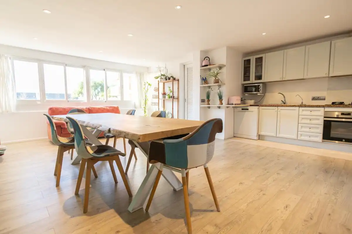 Esszimmer von Wohnung zum Verkauf in Eivissa mit Klimaanlage, Heizung und Privatgarten
