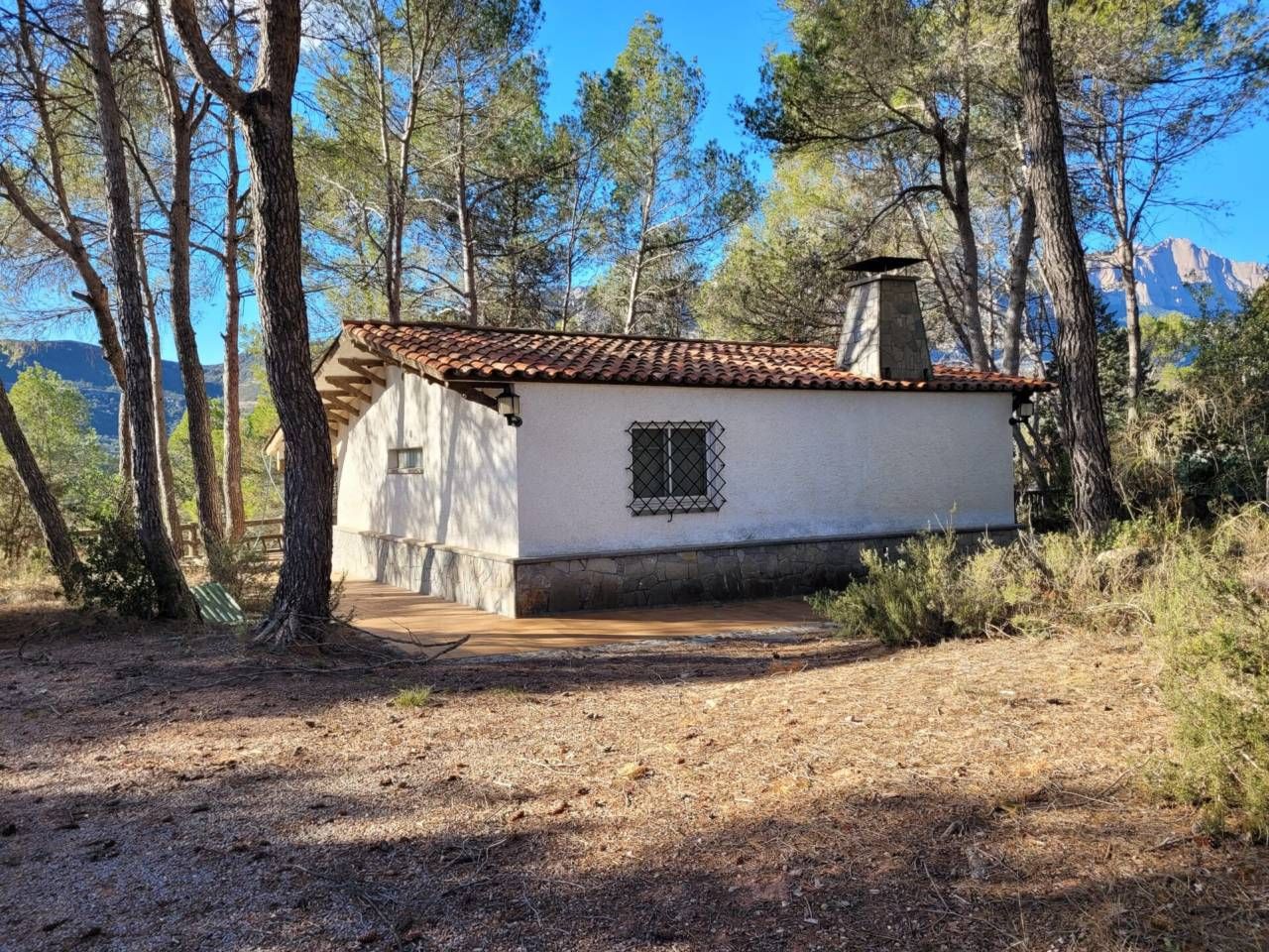 Vista exterior de Casa o xalet en venda en Vacarisses amb Aire condicionat, Jardí privat i Piscina