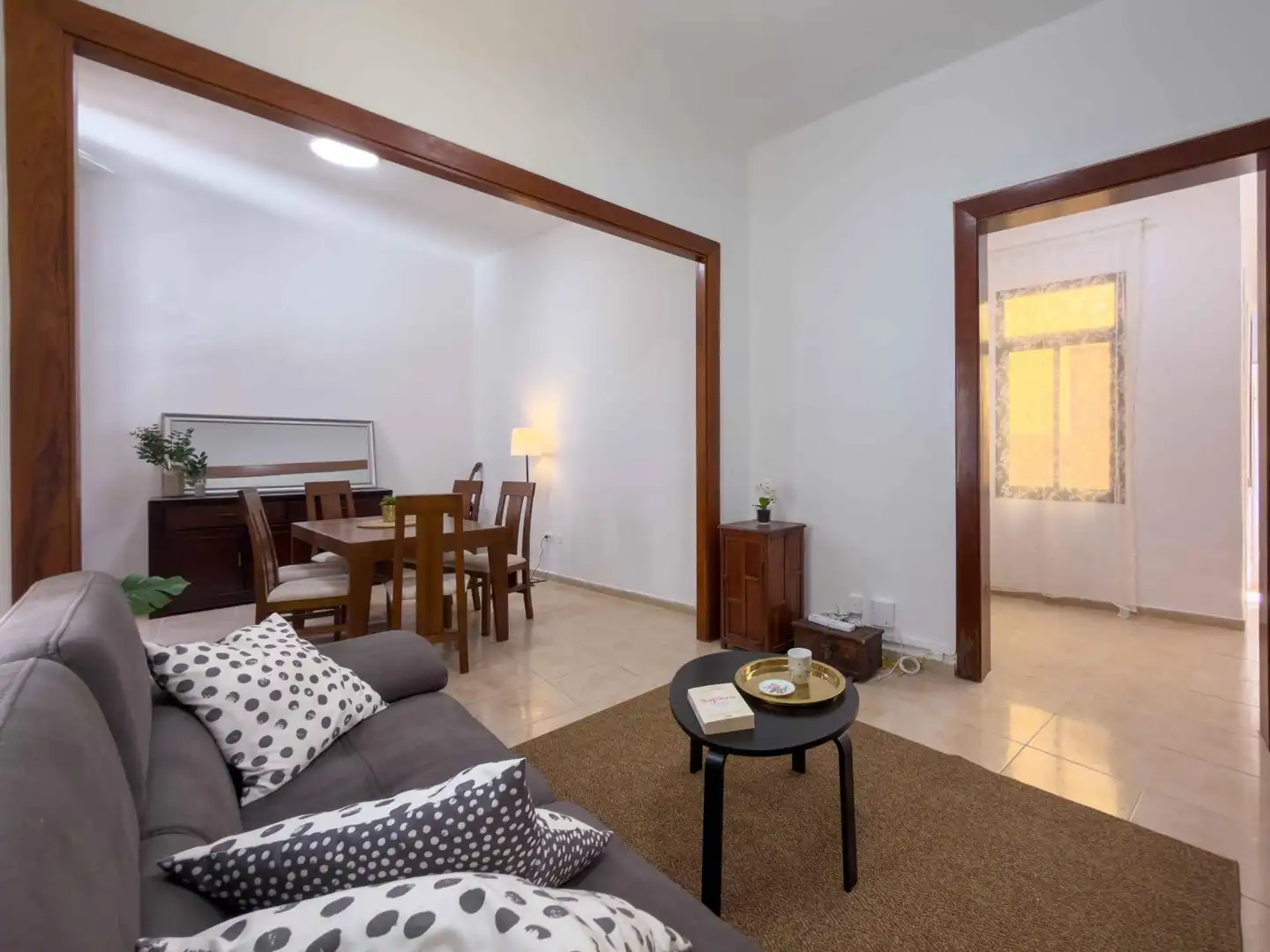 Wohnzimmer von Wohnung zum Verkauf in Santa Cruz de Tenerife mit Klimaanlage und Möbliert
