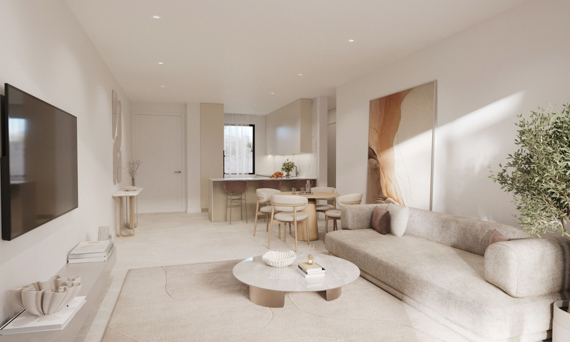 Living room of Apartment for sale in Estepona  with Terrace, Storage room and Swimming Pool