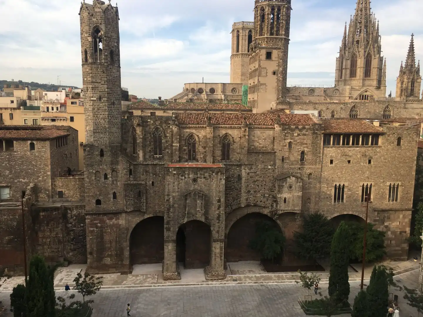 Vista exterior de Pis en venda en  Barcelona Capital amb Aire condicionat i Terrassa