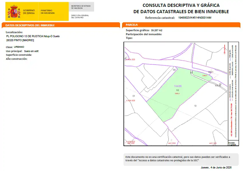 Residential land for sale in Parque Europa - Los Pitufos, imagen 2