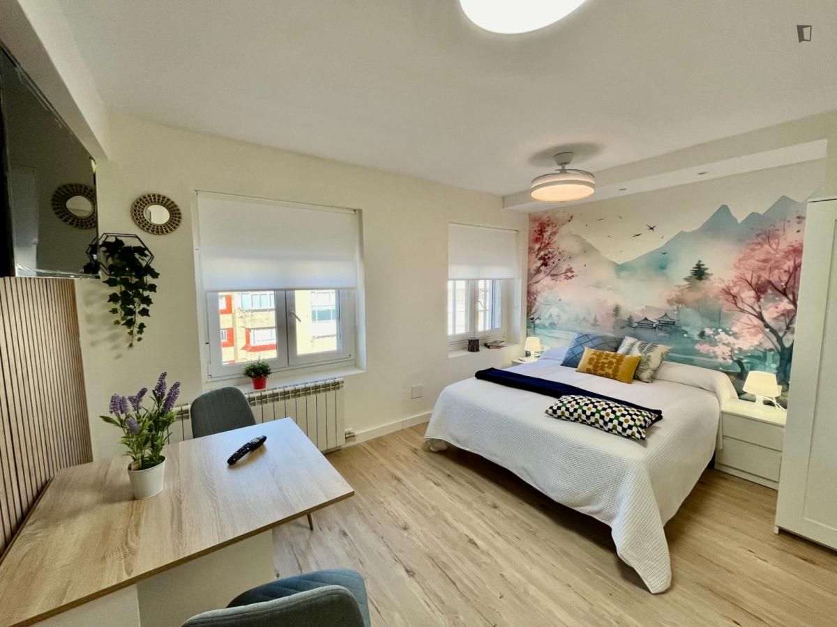 Bedroom of Apartment to rent in  Zaragoza Capital  with Heating, Furnished and Oven