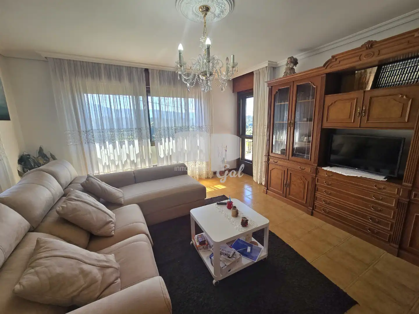 Sala de estar de Casa o chalet en venta en Mos con Jardín privado y Terraza