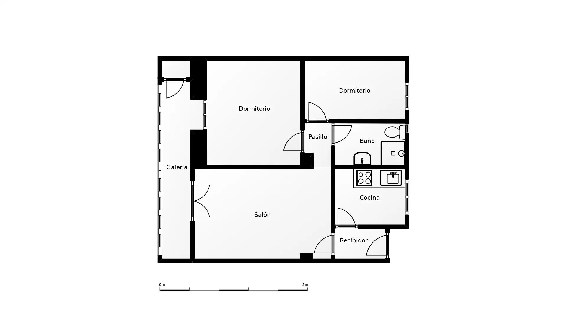 Piso en venta en Madrid con Calefacción y Terraza