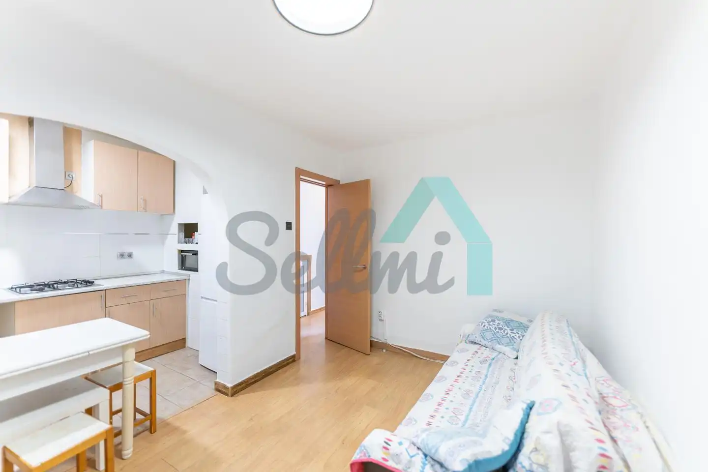 Schlafzimmer von Einfamilien-Reihenhaus zum Verkauf in Tineo mit Privatgarten