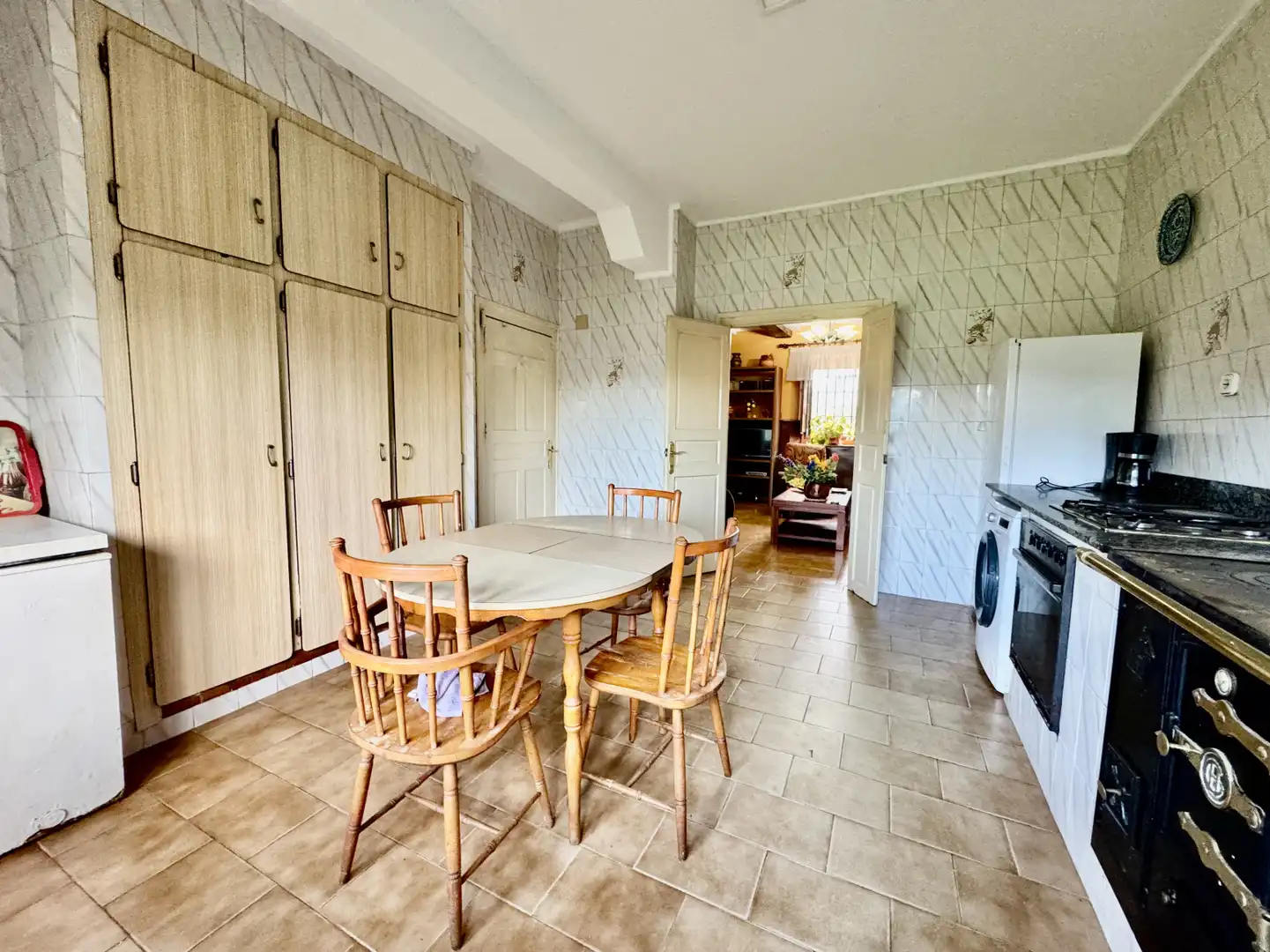 Cocina de Casa adosada en venta en Molledo con Parquet, Terraza y Amueblado