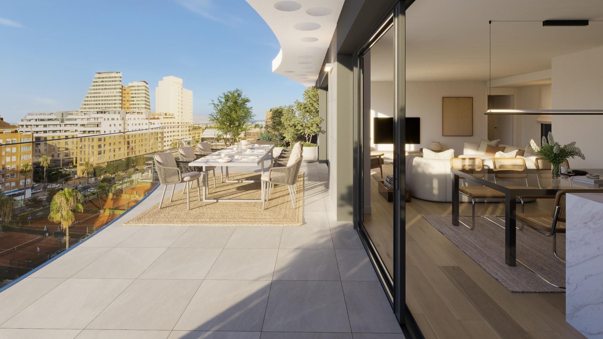 Terrace of Attic for sale in  Valencia Capital  with Terrace, Storage room and Community pool