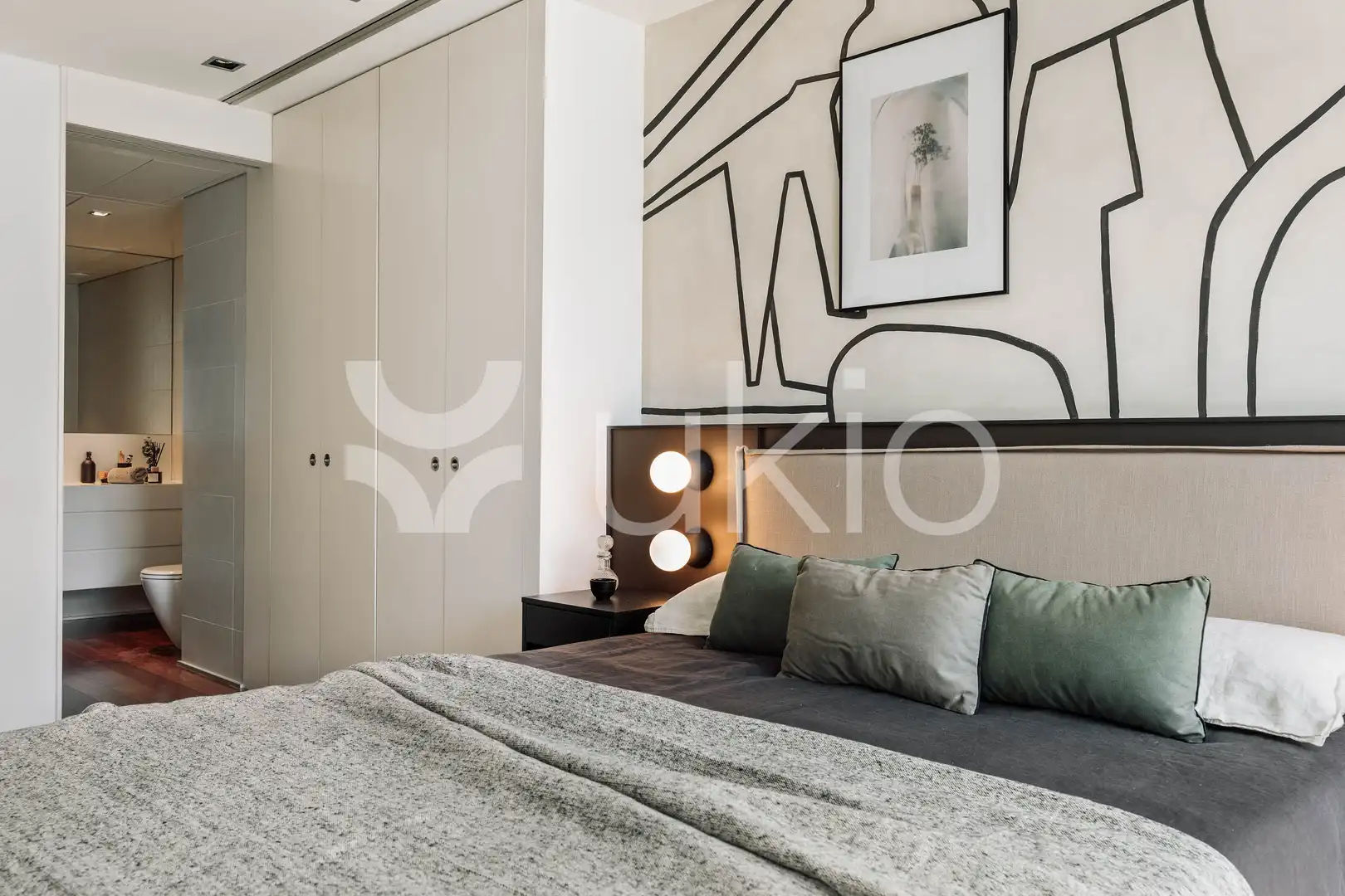 Bedroom of Apartments for rent in Barcelona  with Air Conditioner, Heating and Furnished