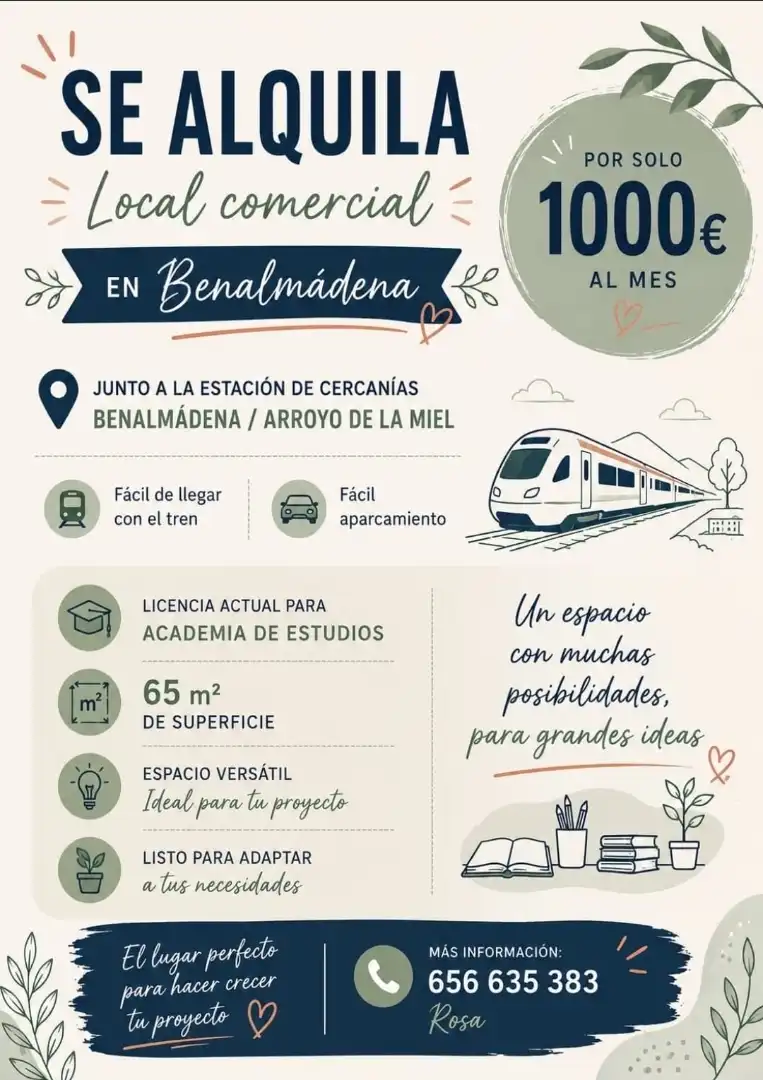 Parkplatz von Geschaftsraum zur Miete in Benalmádena mit Klimaanlage