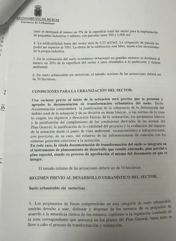 Vista exterior de Terreno industrial en venta en Murcia