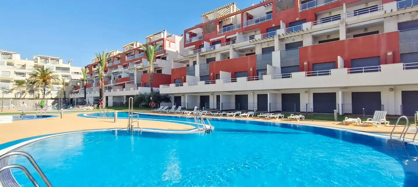 Swimming pool of Flat for sale in Vera  with Air Conditioner, Terrace and Community pool