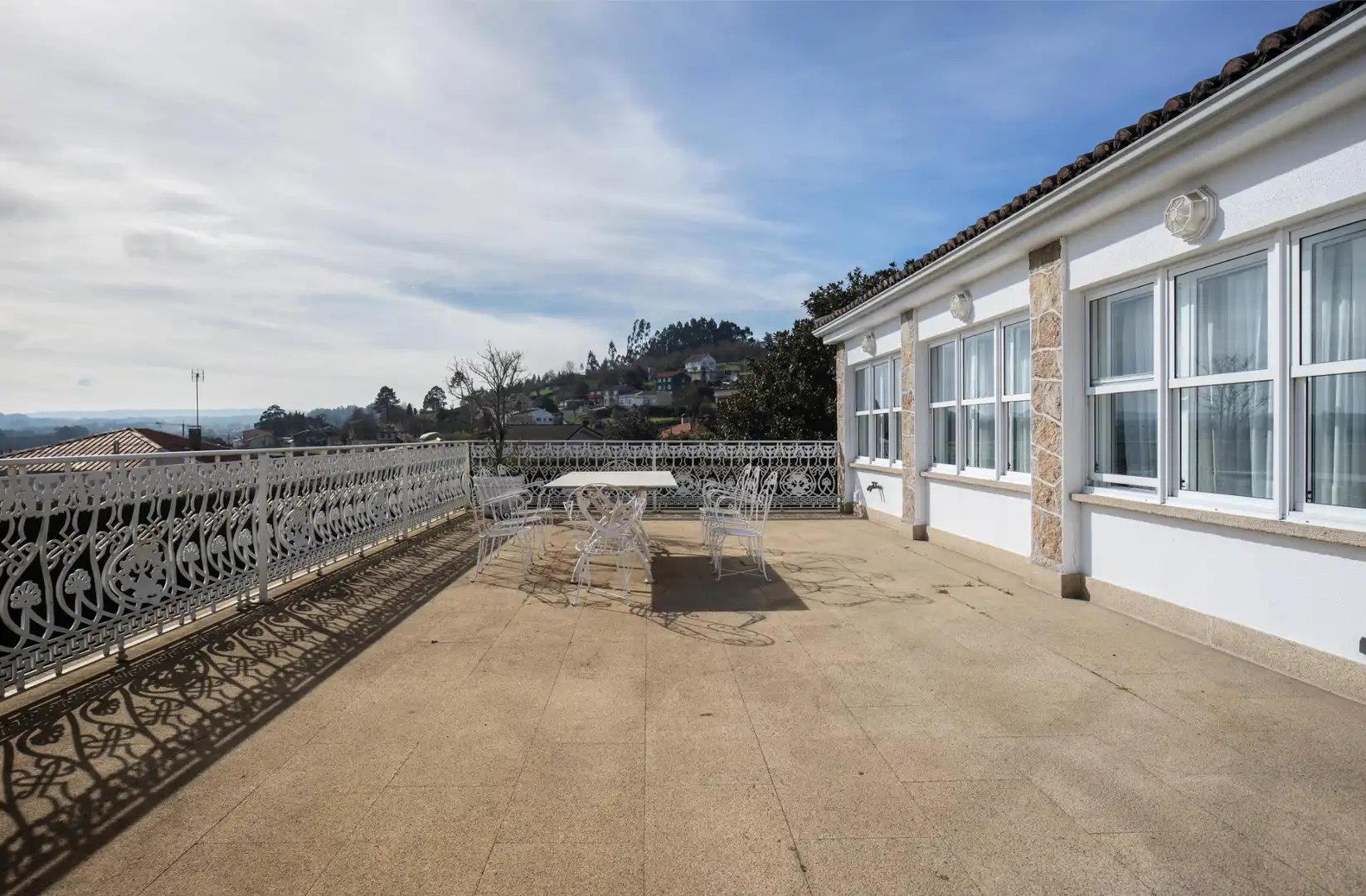 Terraza de Casa o chalet en venta en Culleredo con Calefacción, Jardín privado y Parquet