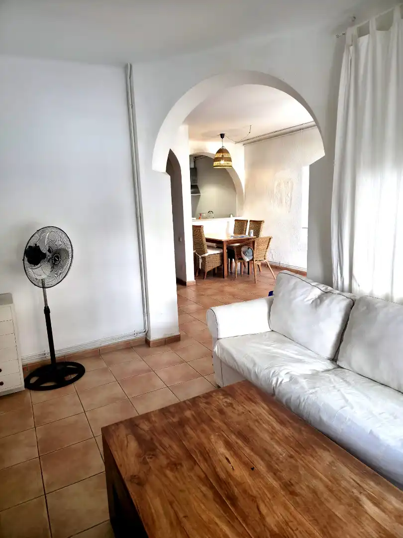 Sala d'estar de Casa o xalet de lloguer en Sant Pol de Mar amb Moblat i Balcó