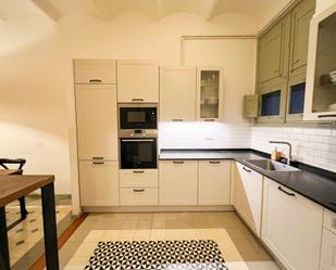 Kitchen of Apartment for sale in Girona Capital  with Heating, Furnished and Oven