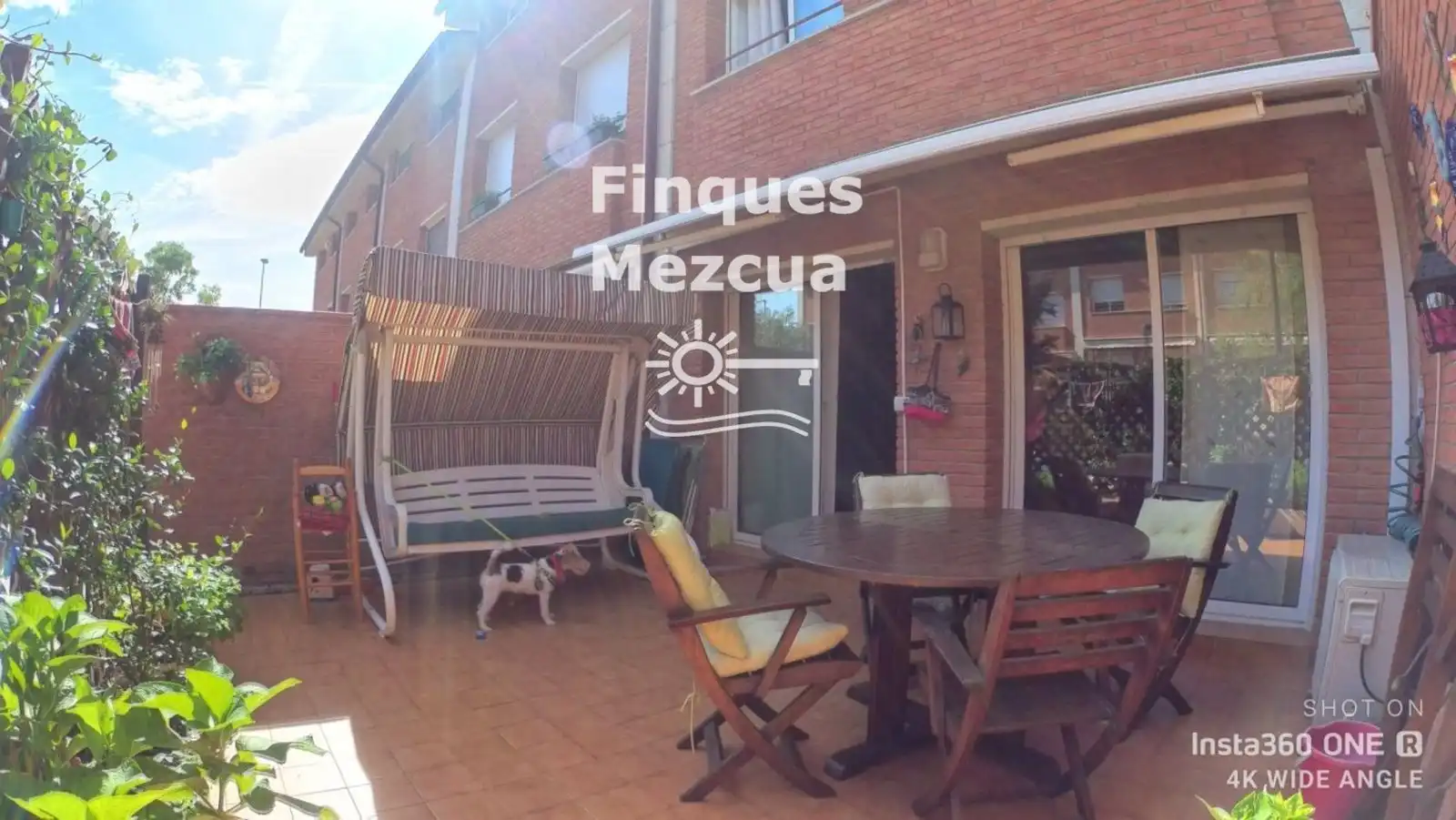 Terrassa de Casa adosada en venda en Sant Cugat del Vallès amb Calefacció, Jardí privat i Piscina