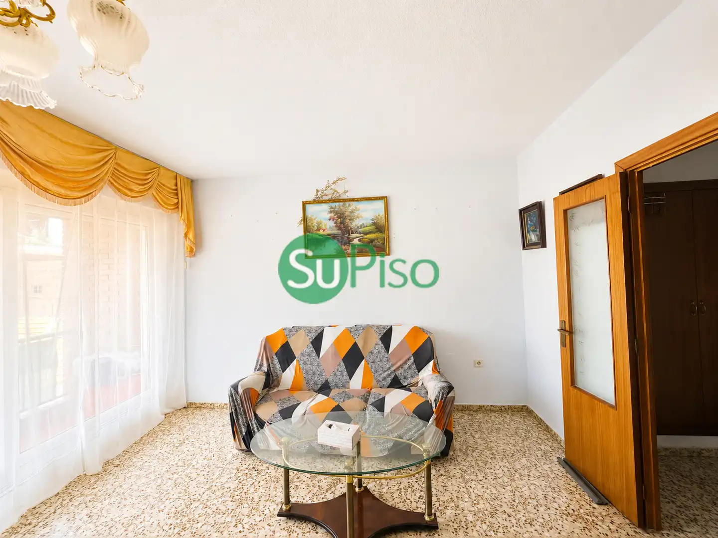 Wohnzimmer von Wohnung zum Verkauf in Borox mit Heizung, Terrasse und Möbliert
