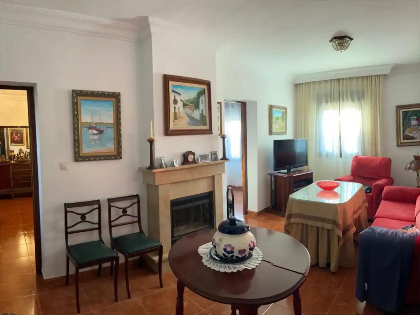 Sala d'estar de Casa adosada en venda en Isla Chica