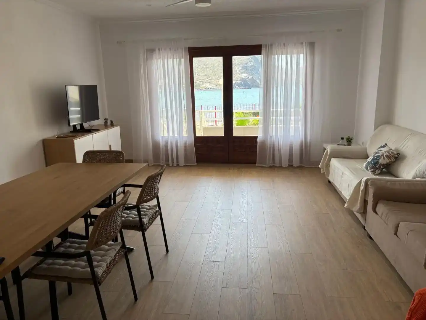 Wohnzimmer von Erdgeschoss zur Miete in Águilas mit Klimaanlage und Möbliert