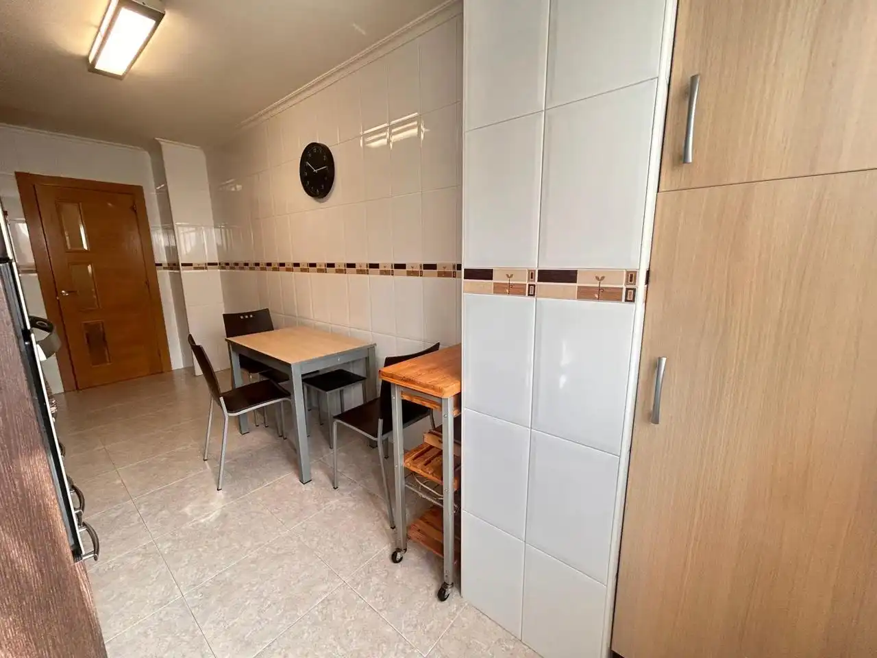 Kitchen of Flat for rent in Gijón   with Heating, Storage room and Furnished