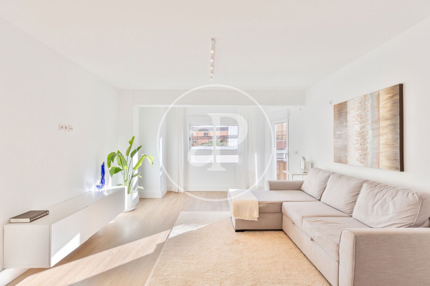 Sala d'estar de Pis en venda en  Valencia Capital amb Calefacció, Terrassa i Moblat