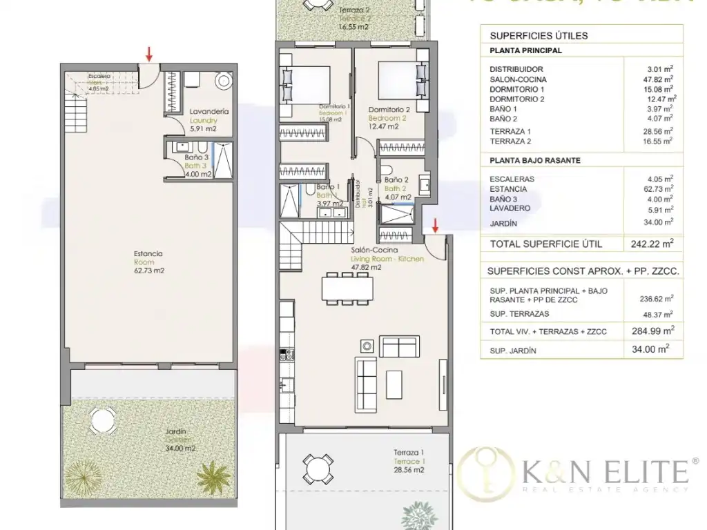 Maisonette zum Verkauf in Benidorm mit Klimaanlage und Terrasse