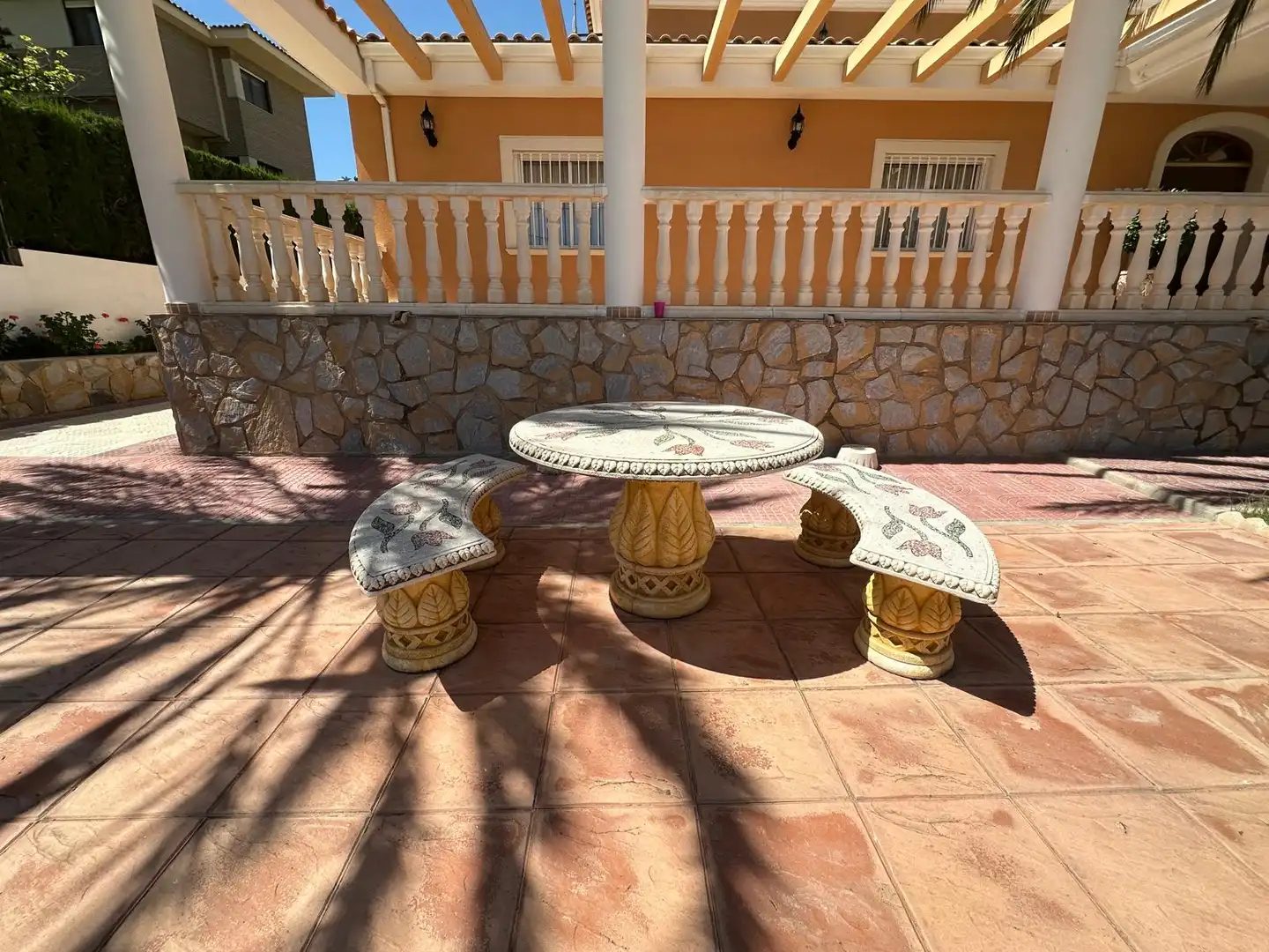 Terraza de Casa o chalet en venta en Mutxamel con Aire acondicionado, Calefacción y Jardín privado