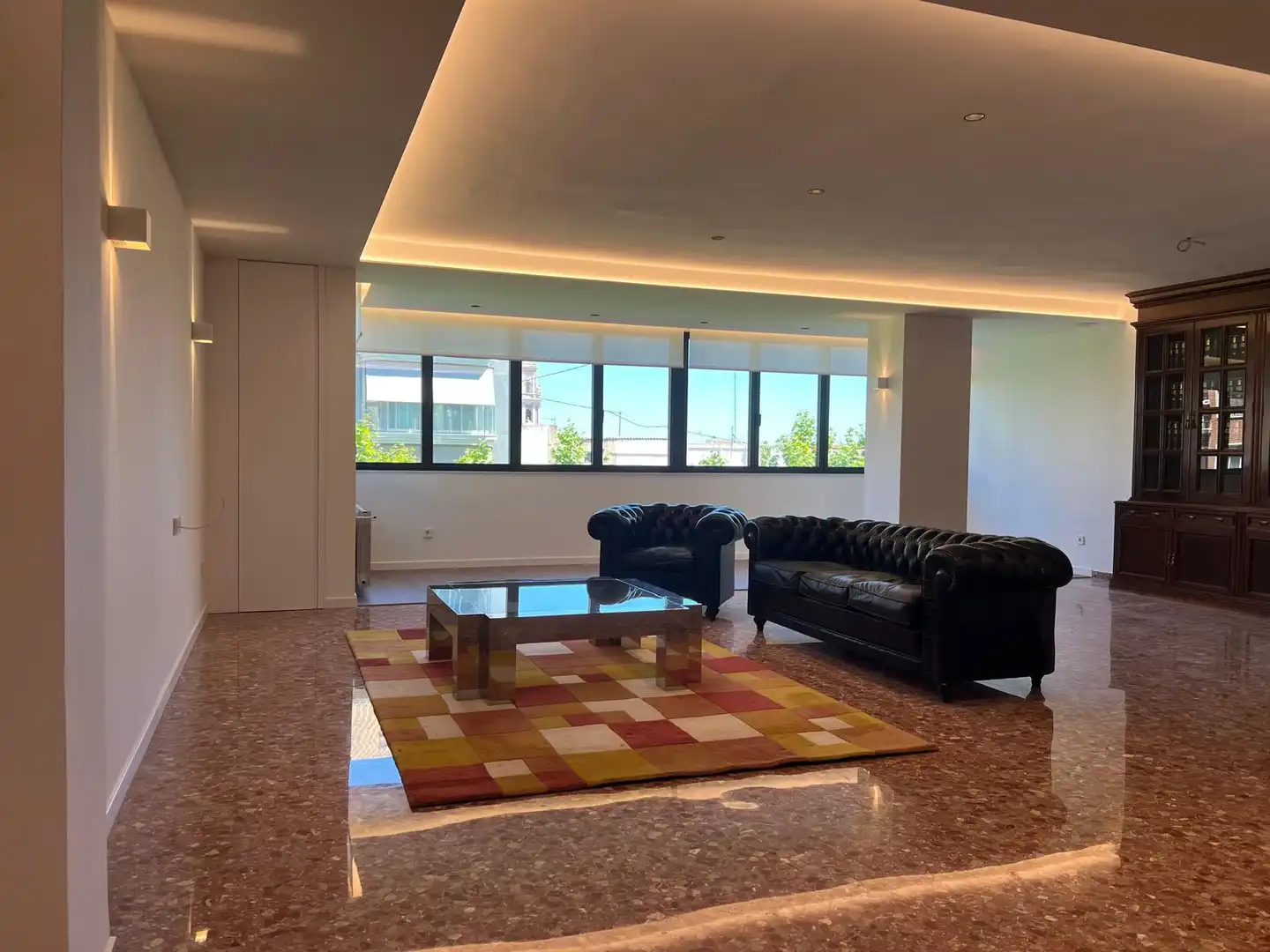 Sala d'estar de Pis de lloguer en Gandia amb Aire condicionat, Moblat i Forn