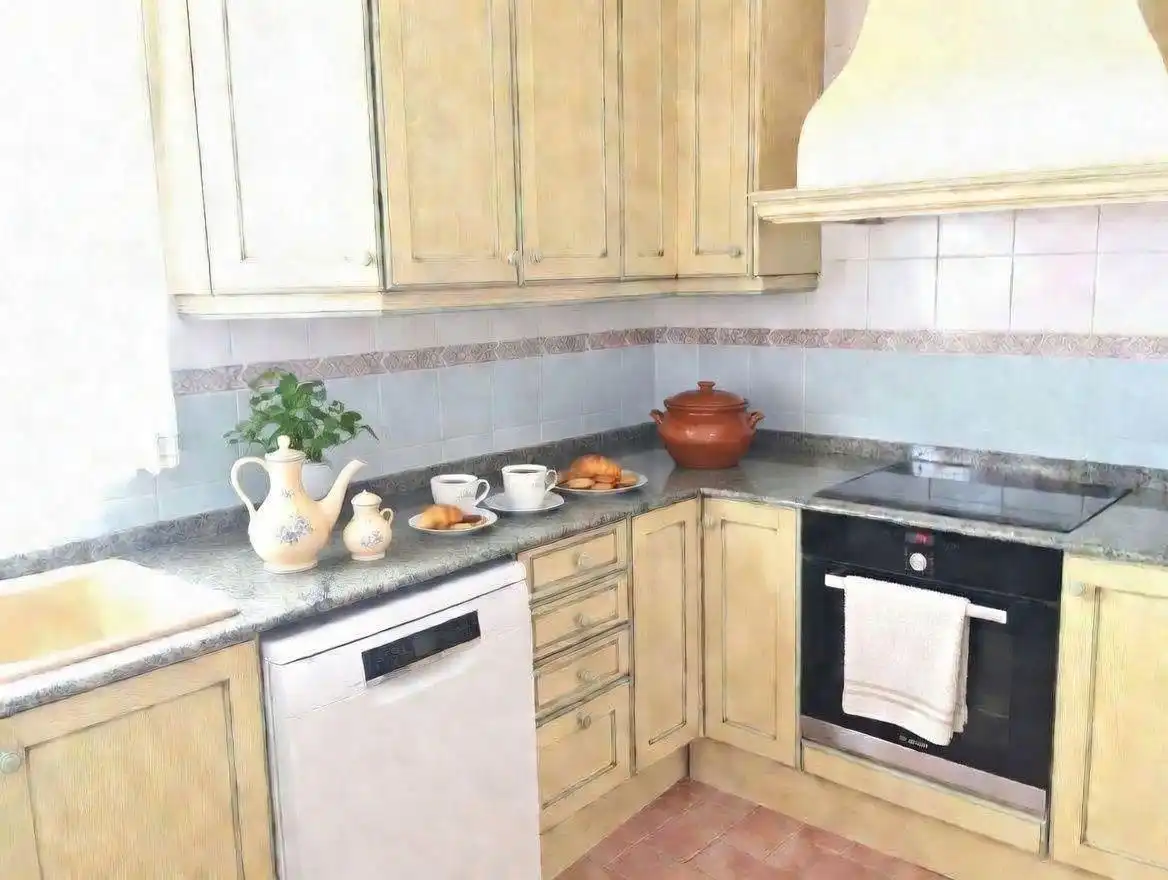 Kitchen of Attic for sale in Silla  with Air Conditioner, Heating and Parquet flooring