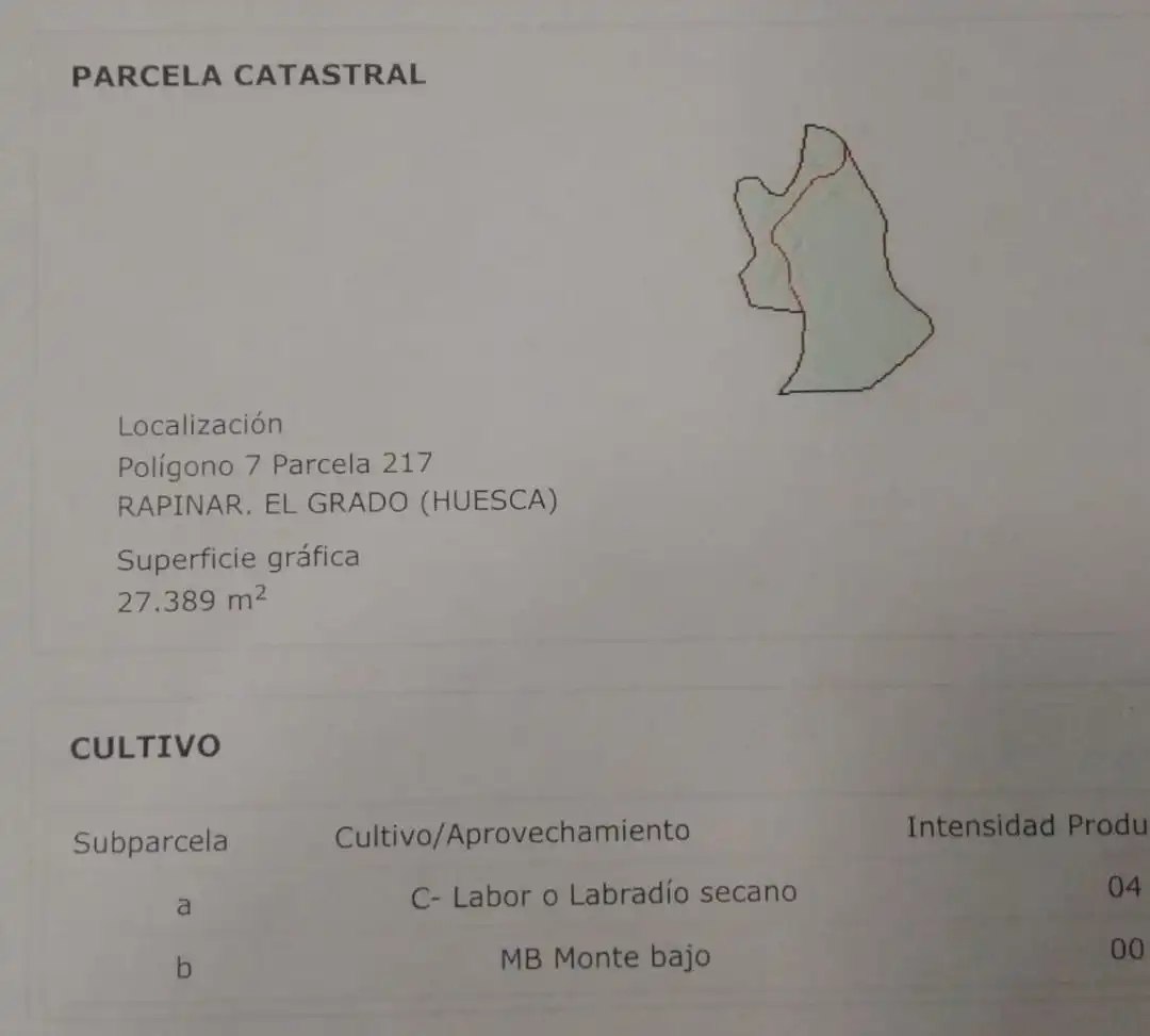 Lands and plots for sale in El Grado