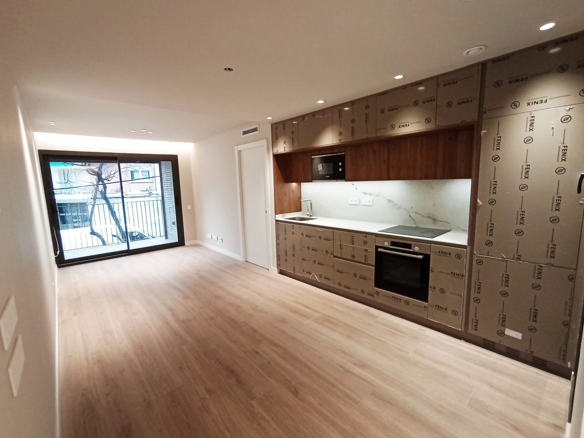 Cuina de Pis de lloguer en Terrassa amb Aire condicionat, Calefacció i Piscina comunitària