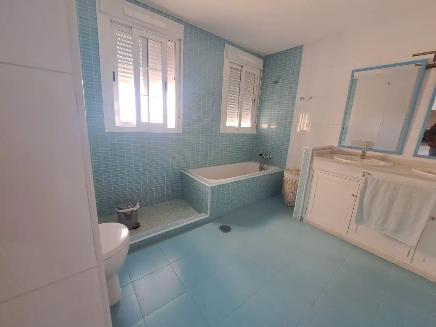 Bany de Casa o xalet en venda en Dos Hermanas amb Aire condicionat, Jardí privat i Terrassa