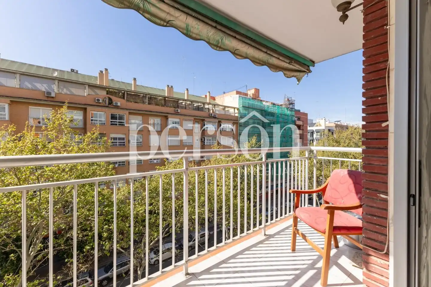 Terraza de Piso de alquiler en  Valencia Capital con Balcón