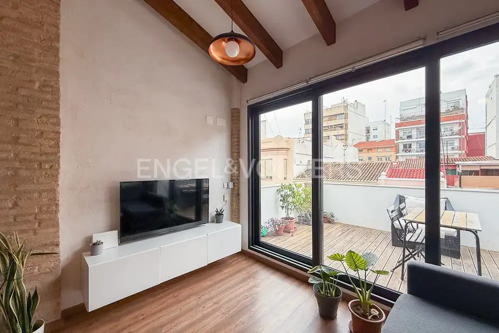 Terrasse von Wohnung zur Miete in Valencia mit Klimaanlage, Heizung und Terrasse