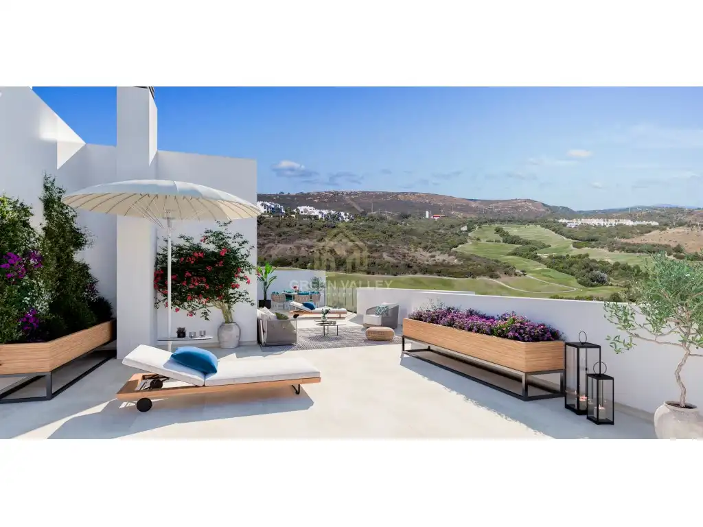 Terrassa de Apartament en venda en La Alcaidesa amb Aire condicionat, Jardí privat i Terrassa