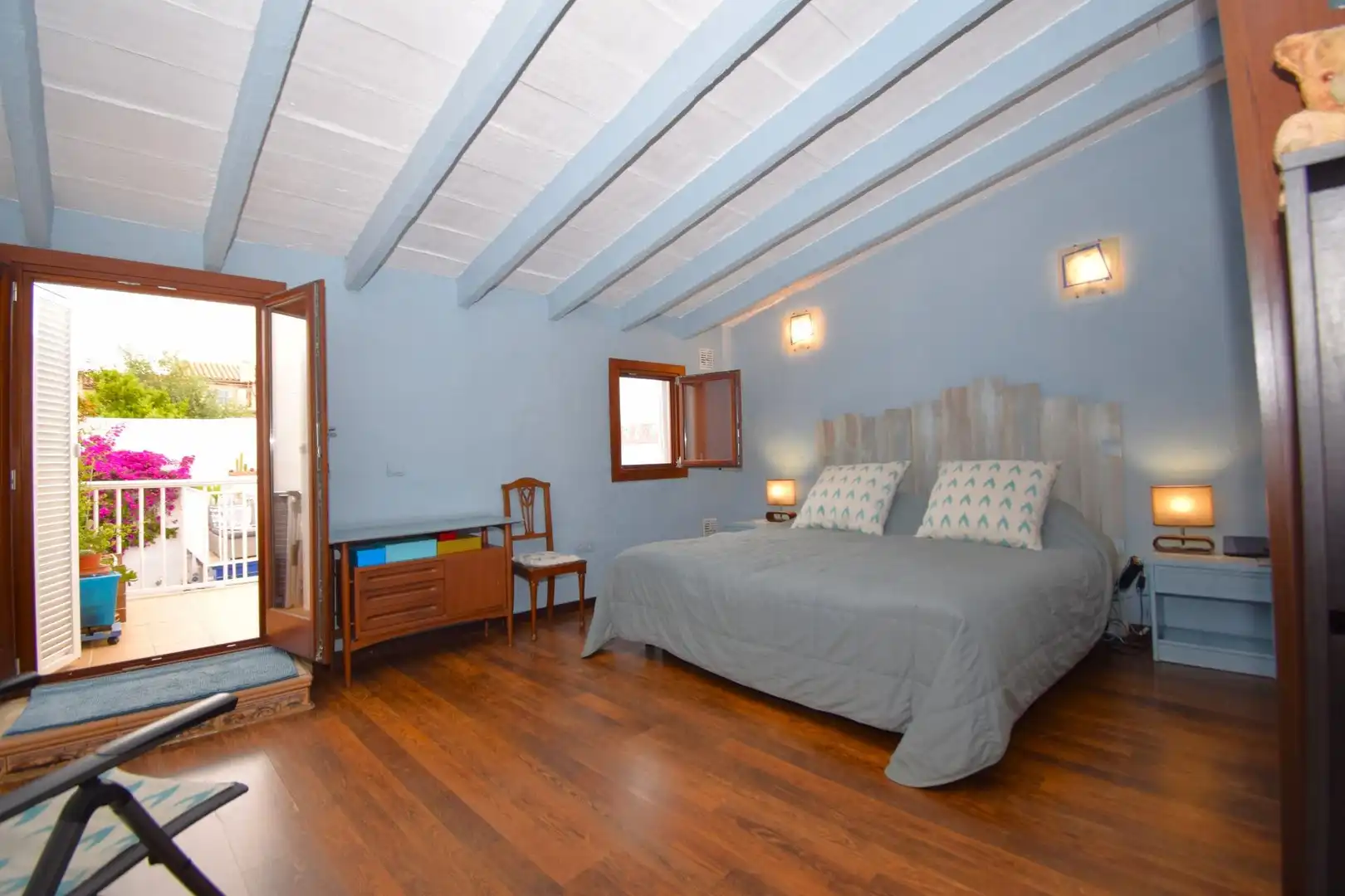 Schlafzimmer von Haus oder Chalet zum Verkauf in Muro mit Klimaanlage, Heizung und Privatgarten