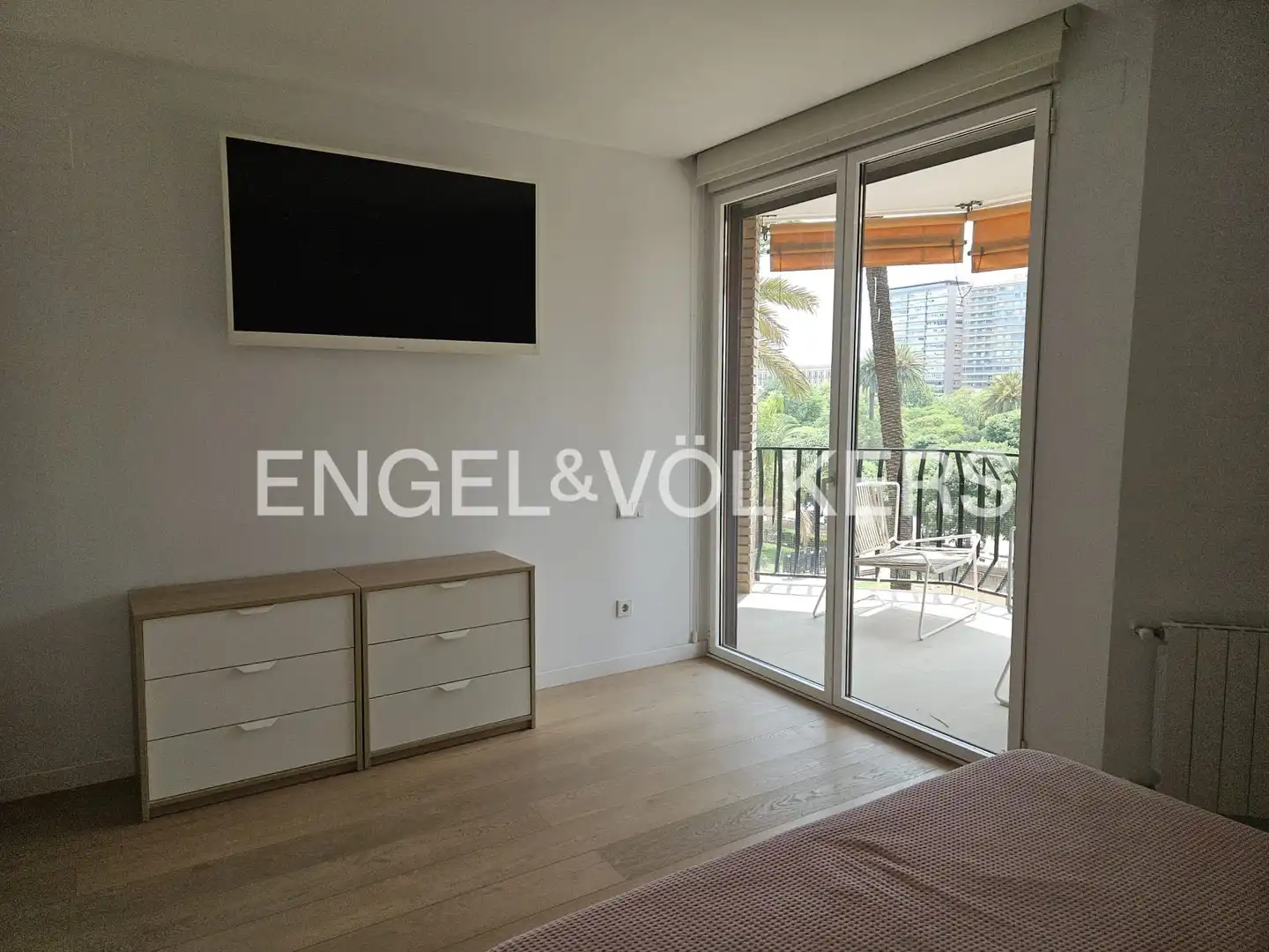 Terrasse von Wohnung zur Miete in Valencia mit Klimaanlage, Heizung und Parkett