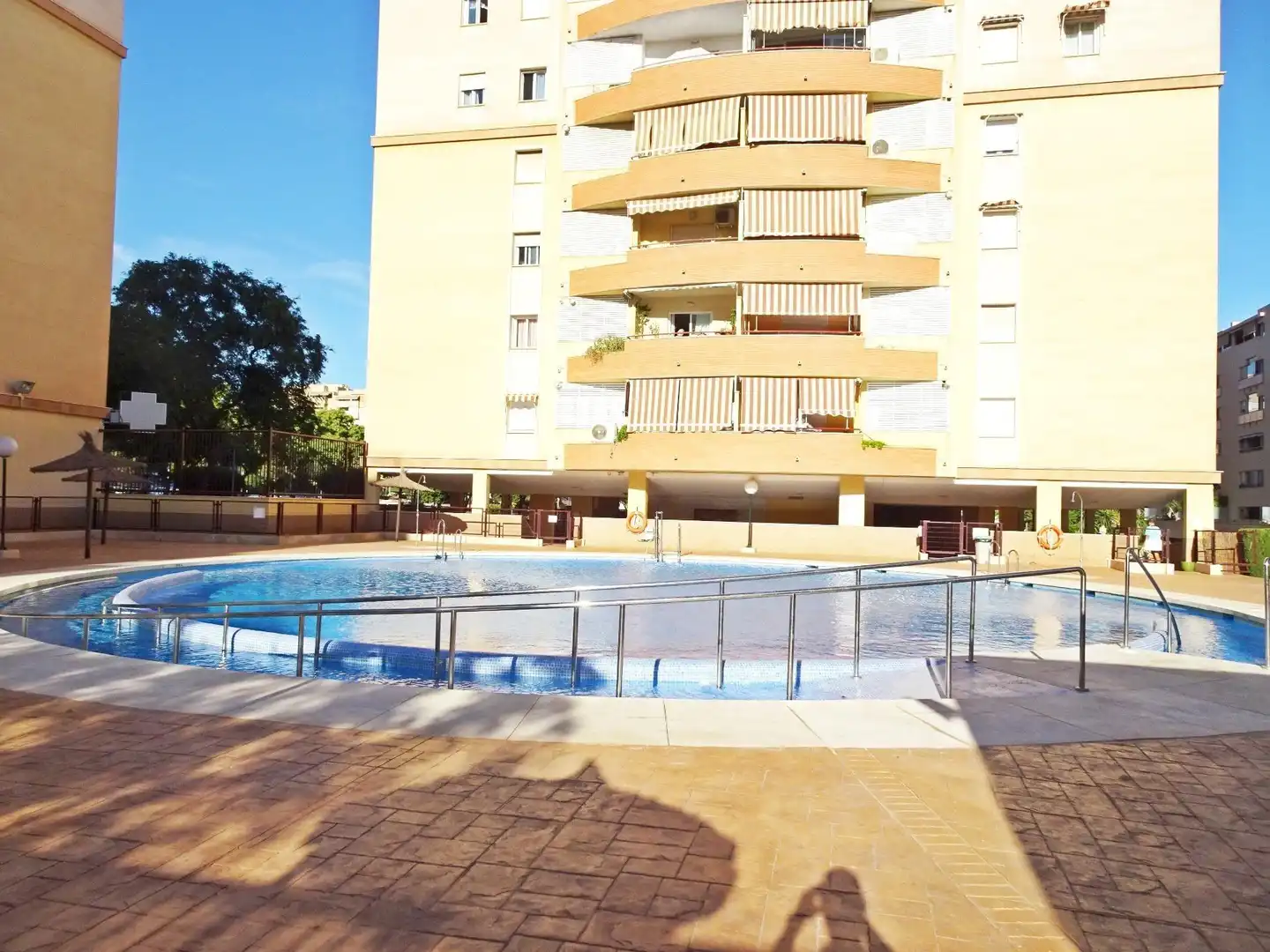 Swimming pool of Flat for sale in Málaga Capital  with Air Conditioner, Terrace and Furnished