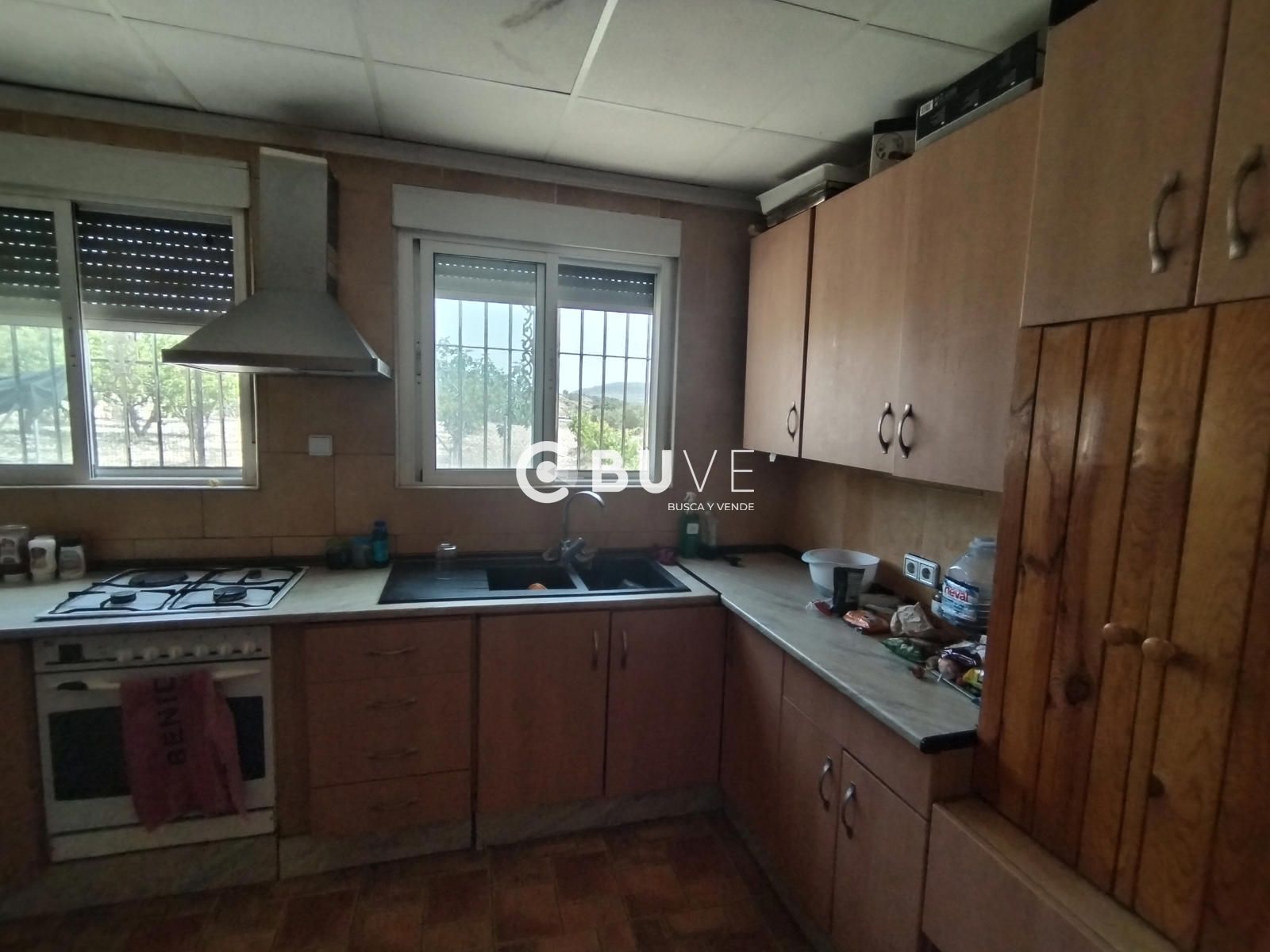 Cuina de Casa o xalet en venda en Monóvar  / Monòver amb Aire condicionat, Calefacció i Jardí privat