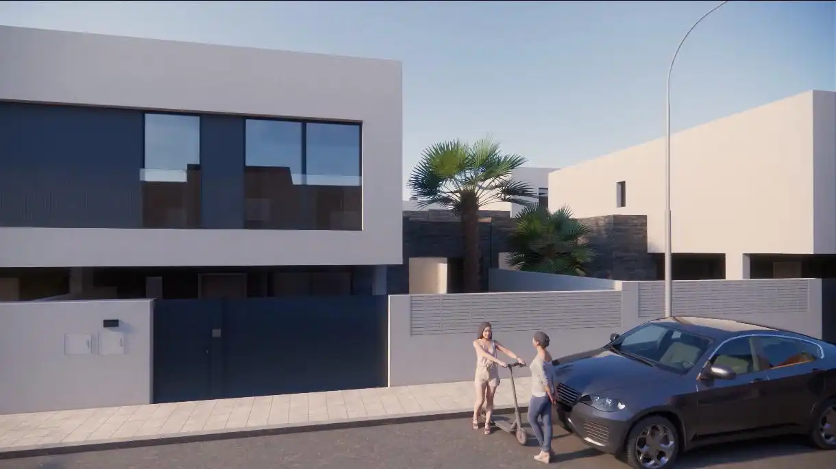 Vista exterior de Casa o chalet en venta en Huércal de Almería con Terraza