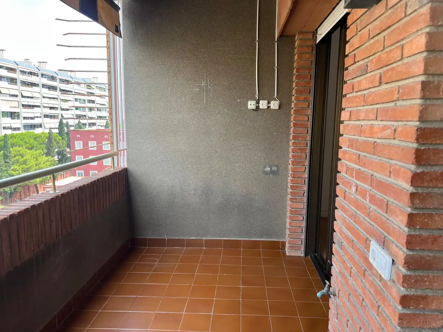 Balcony of Flat for rent in Barcelona  with Air Conditioner, Heating and Private garden