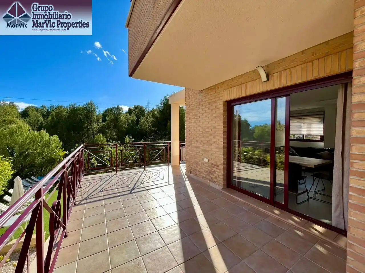 Terraza de Casa o chalet en venta en La Nucia con Aire acondicionado, Jardín privado y Terraza