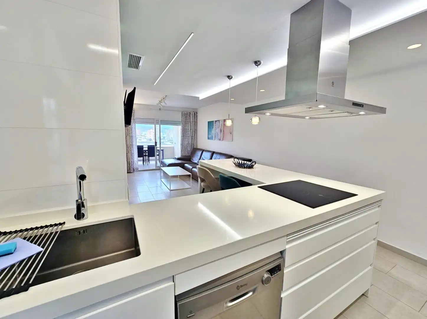 Kitchen of Flat for sale in El Campello  with Air Conditioner, Terrace and Storage room