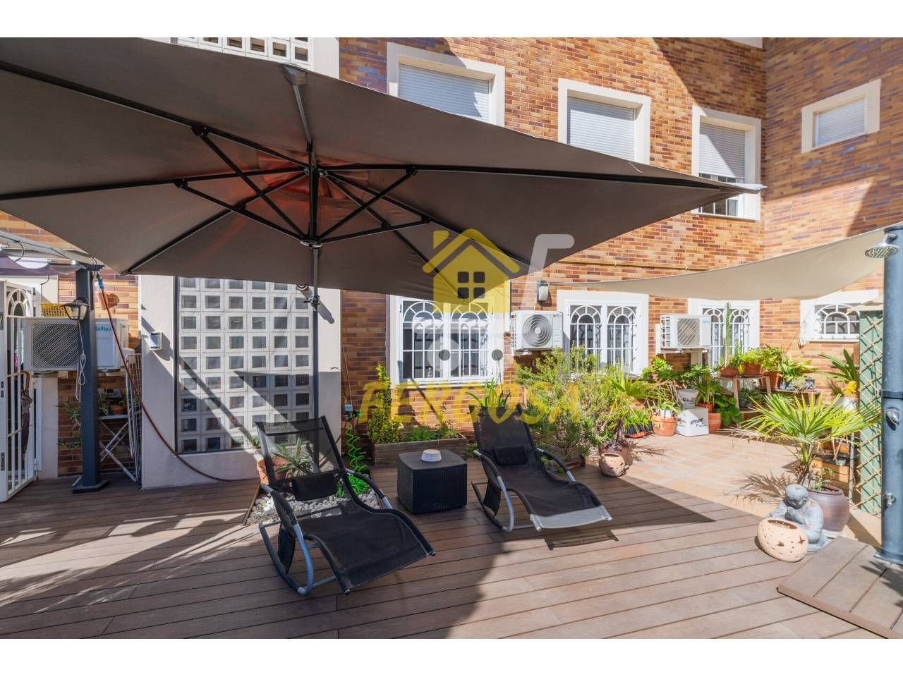 Terrace of Flat for sale in Arroyomolinos (Madrid)  with Air Conditioner, Heating and Private garden