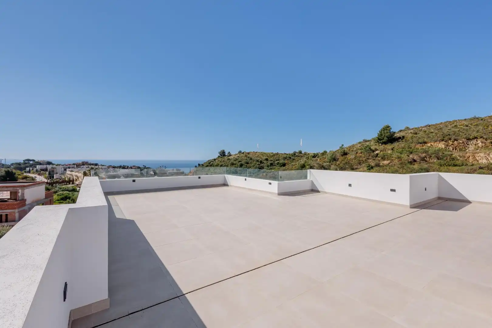 Terrassa de Casa o xalet en venda en Mijas amb Aire condicionat, Calefacció i Jardí privat