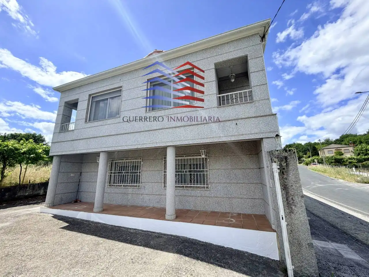Vista exterior de Casa o chalet en venta en Coles con Calefacción, Jardín privado y Terraza